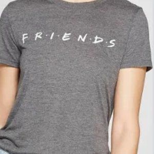 Women's FRIENDS gray tshirt size small NEW
